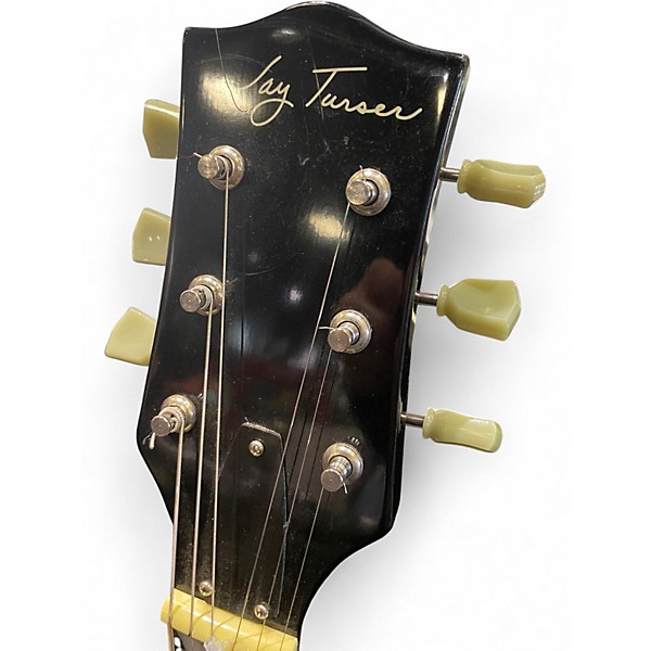 Used Jay Turser Hollowbody Black Hollow Body Electric Guitar