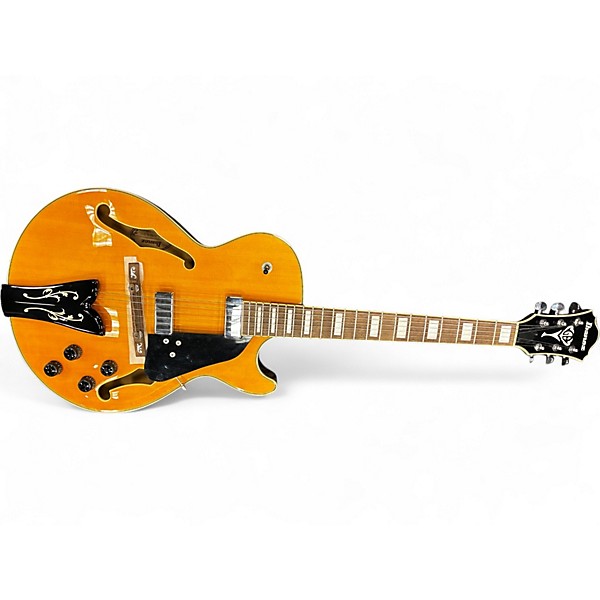 Used Ibanez gb10em Butterscotch Blonde Hollow Body Electric Guitar