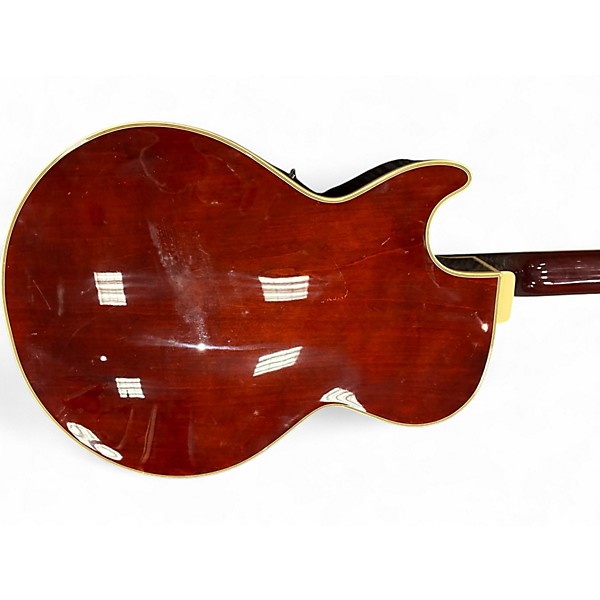 Used Ibanez gb10em Butterscotch Blonde Hollow Body Electric Guitar