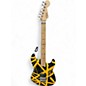 Used EVH Striped Series Black And Yellow Solid Body Electric Guitar thumbnail