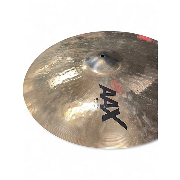 Used SABIAN 22in AAX THIN RIDE Cymbal