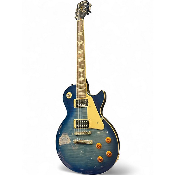 Used Epiphone Les Paul Standard Pro Blue Burst Solid Body Electric Guitar