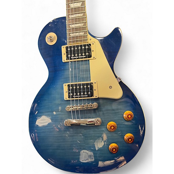 Used Epiphone Les Paul Standard Pro Blue Burst Solid Body Electric Guitar