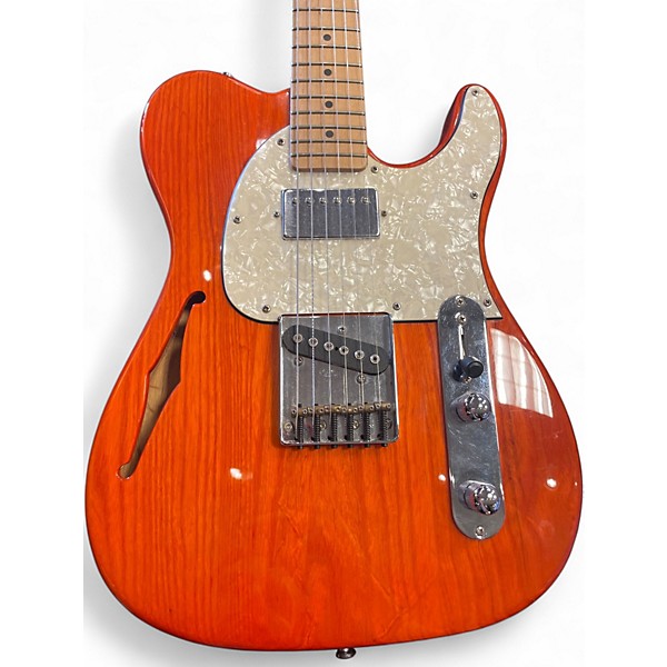 Used G&L ASAT Classic Bluesboy Orange Solid Body Electric Guitar