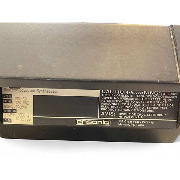 Used Ensoniq VFXSD Keyboard Workstation