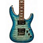 Used Schecter Guitar Research Omen Extreme 6 Ocean Blue Burst Solid Body Electric Guitar