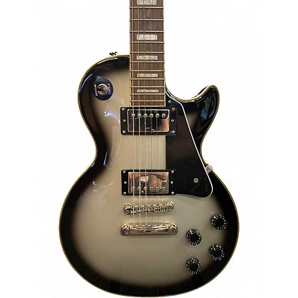 Used Epiphone Les Paul Custom Pro Silver Burst Solid Body Electric Guitar