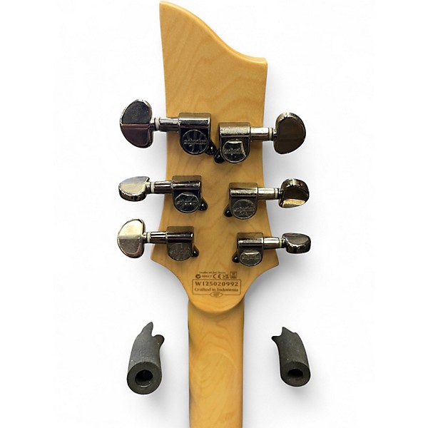 Used Schecter Guitar Research Omen Extreme 6 Magenta Solid Body Electric Guitar