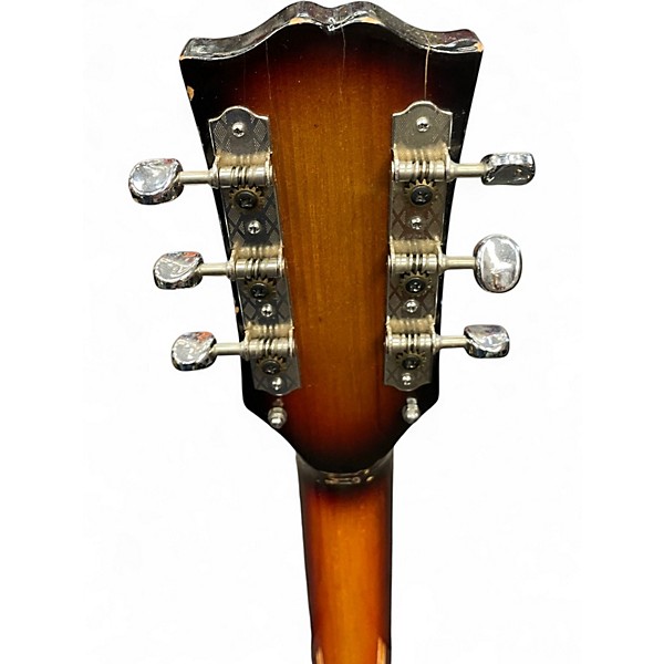 Used Silvertone 319.14559 3 Tone Sunburst Hollow Body Electric Guitar