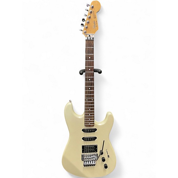Used 1980s Squier HM STRATOCASTER FR Olympic Pearl Solid Body Electric Guitar