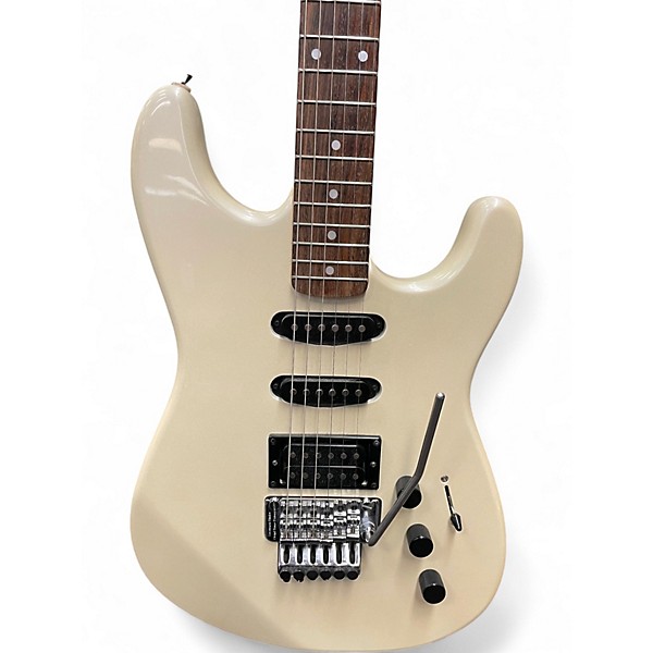 Used 1980s Squier HM STRATOCASTER FR Olympic Pearl Solid Body Electric Guitar