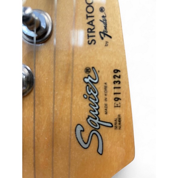 Used 1980s Squier HM STRATOCASTER FR Olympic Pearl Solid Body Electric Guitar