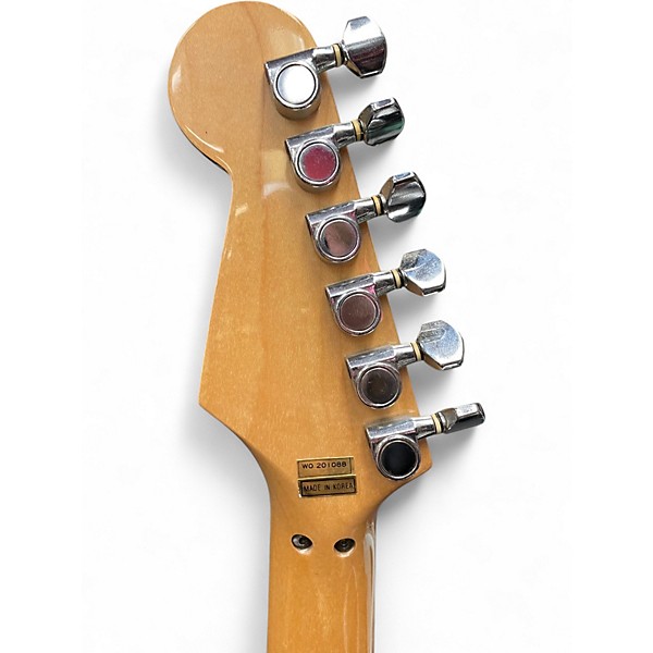 Used 1980s Squier HM STRATOCASTER FR Olympic Pearl Solid Body Electric Guitar