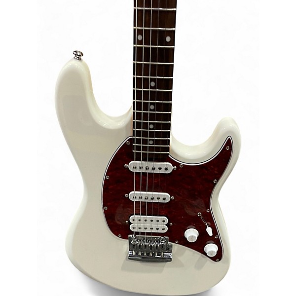 Used Sterling by Music Man CUTLAS WHITE Solid Body Electric Guitar