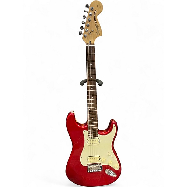 Used Squier Standard Stratocaster RED Solid Body Electric Guitar