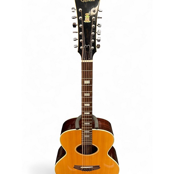 Used Epiphone NV245 Natural 12 String Acoustic Guitar