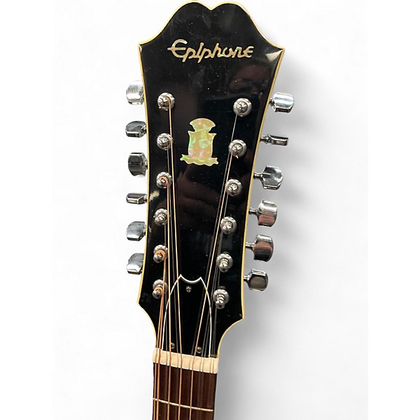 Used Epiphone NV245 Natural 12 String Acoustic Guitar