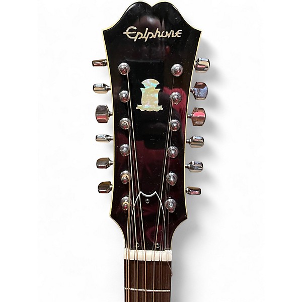 Used Epiphone NV245 Natural 12 String Acoustic Guitar