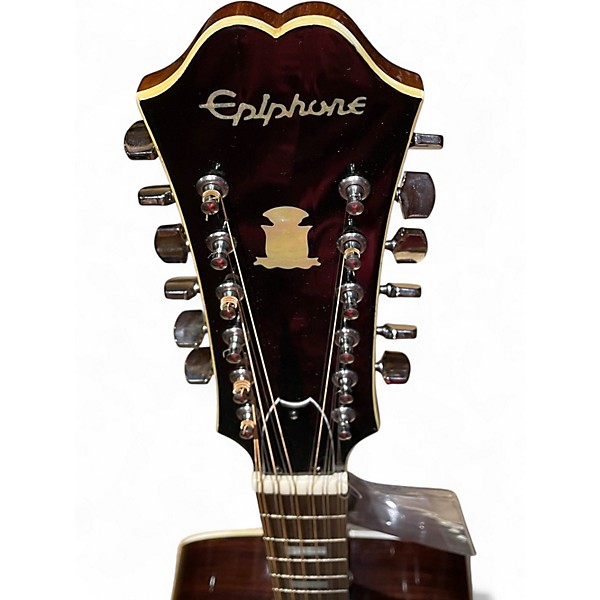 Used Epiphone NV245 Natural 12 String Acoustic Guitar