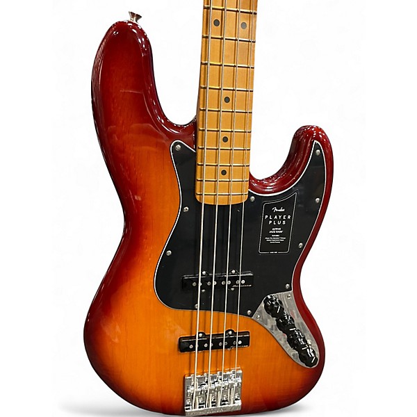 Used Fender Player Plus Jass Bass 2 Color Sunburst Electric Bass Guitar