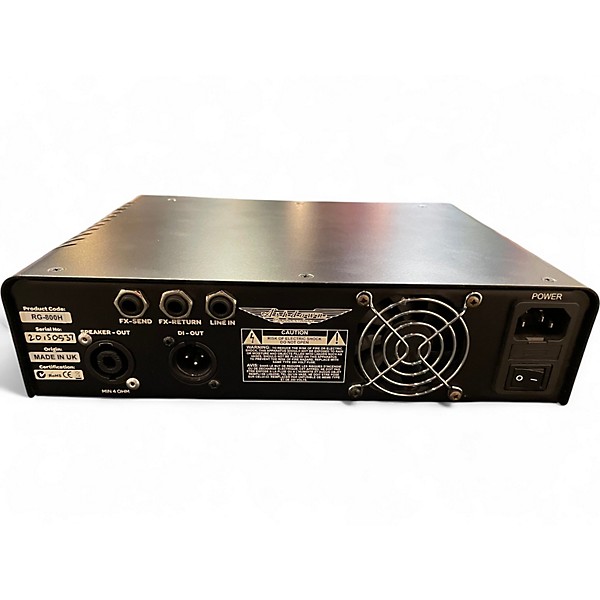 Used Ashdown RETROGLIDE 800 Bass Amp Head