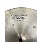 Used Zildjan 13in custom dark hi hat pair Cymbal