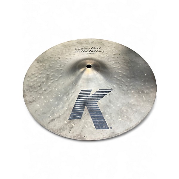 Used Zildjan 13in custom dark hi hat pair Cymbal