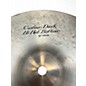 Used Zildjan 13in custom dark hi hat pair Cymbal