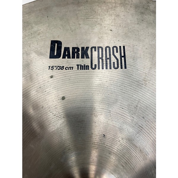 Used Zildjian 15in K Custom Dark Crash Cymbal