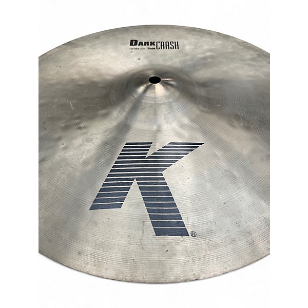 Used Zildjian 15in K Custom Dark Crash Cymbal