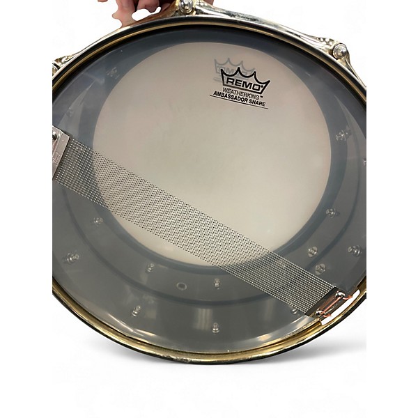 Used Pearl 6X14 steve ferrone snare Black Drum