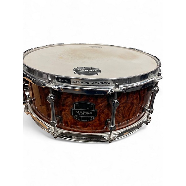 Used Mapex 14X5.5 peace maker snare Birds eye maple Drum