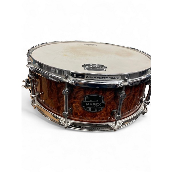 Used Mapex 14X5.5 peace maker snare Birds eye maple Drum