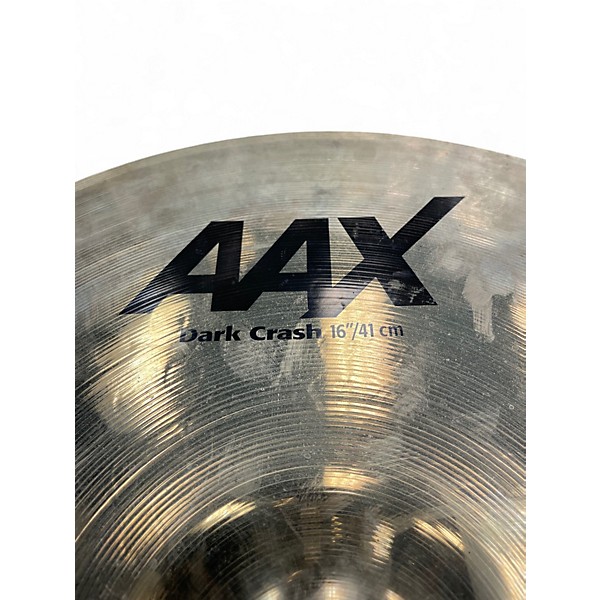 Used SABIAN 16in AAX Series Dark Crash Cymbal