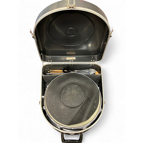 Used Ludwig 14X5 ACROLITE SNARE KIT WITH CASE AND STAND STEEL Drum