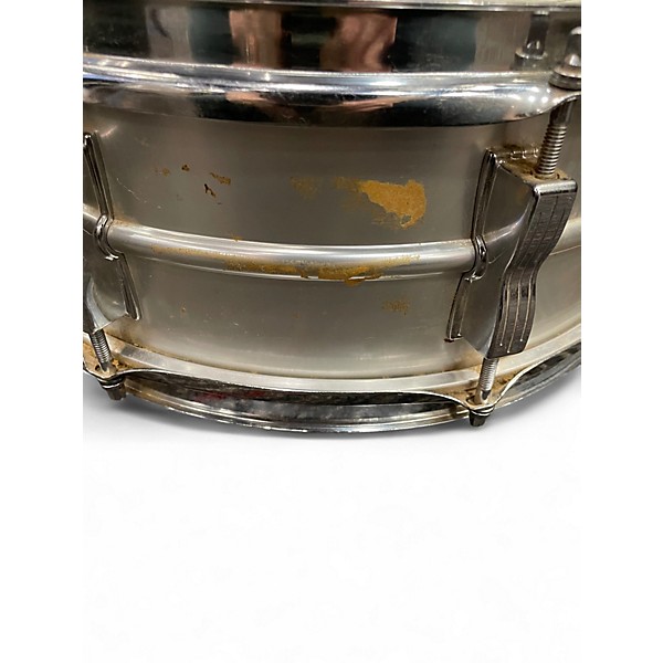 Used Ludwig 14X5 ACROLITE SNARE KIT WITH CASE AND STAND STEEL Drum