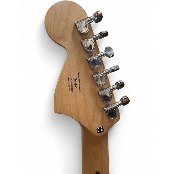 Used 2019 Squier SONIC MUSTANG HH White Solid Body Electric Guitar