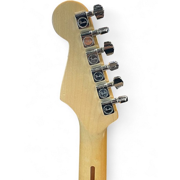 Used 2004 Fender STANDARD STRATOCASTER Black Solid Body Electric Guitar