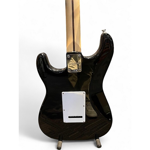 Used Squier Affinity Stratocaster Black Solid Body Electric Guitar