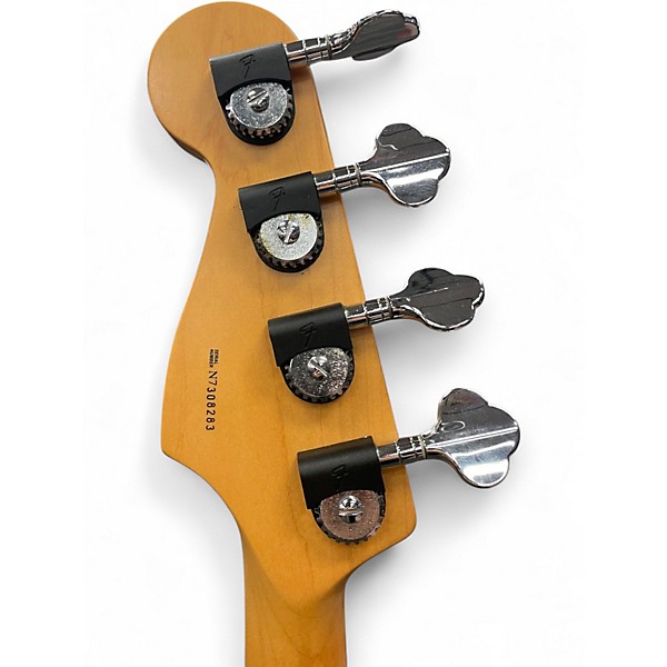 Vintage 1998 Fender j-bass deluxe RW Black Electric Bass Guitar