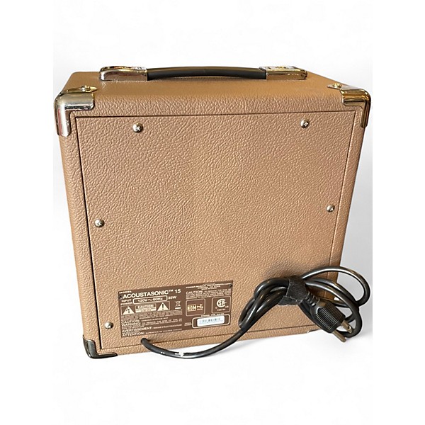 Used Fender Acoustasonic 15 Acoustic Guitar Combo Amp