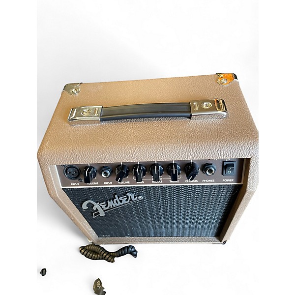 Used Fender Acoustasonic 15 Acoustic Guitar Combo Amp