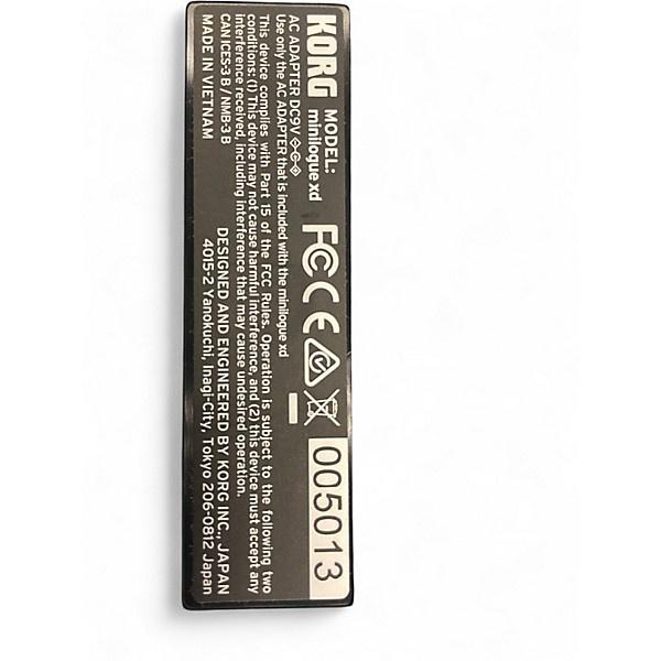 Used KORG Minilogue XD Synthesizer