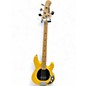 Used Sterling by Music Man STINGRAY 4 Yellow Electric Bass Guitar thumbnail
