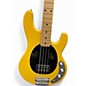 Used Sterling by Music Man STINGRAY 4 Yellow Electric Bass Guitar