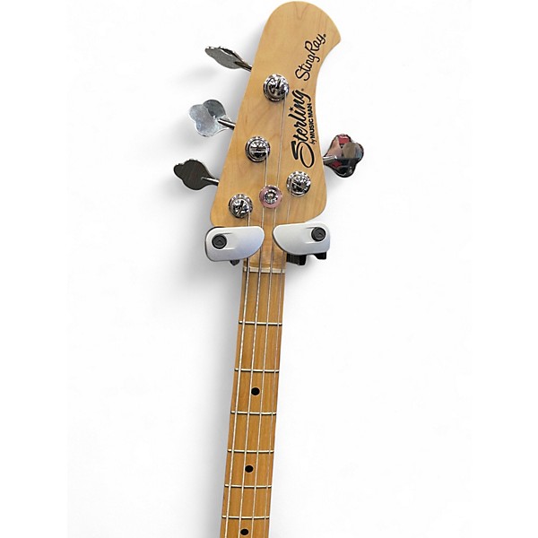Used Sterling by Music Man STINGRAY 4 Yellow Electric Bass Guitar