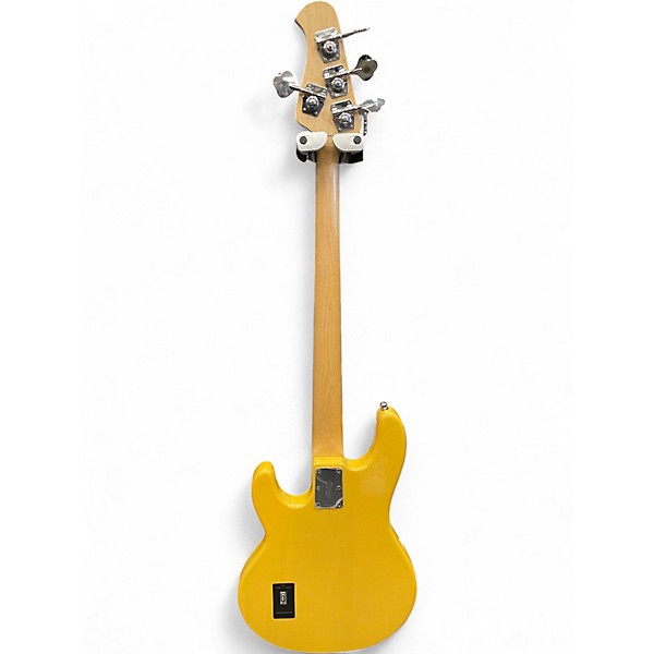 Used Sterling by Music Man STINGRAY 4 Yellow Electric Bass Guitar