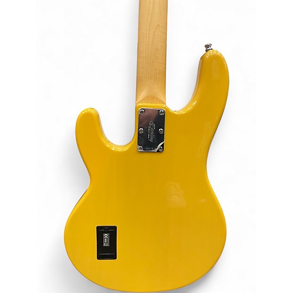 Used Sterling by Music Man STINGRAY 4 Yellow Electric Bass Guitar
