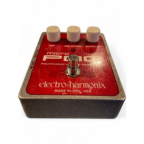 Used Electro-Harmonix Micro Pog Polyphonic Octave Generator Effect Pedal