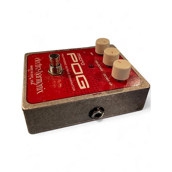 Used Electro-Harmonix Micro Pog Polyphonic Octave Generator Effect Pedal